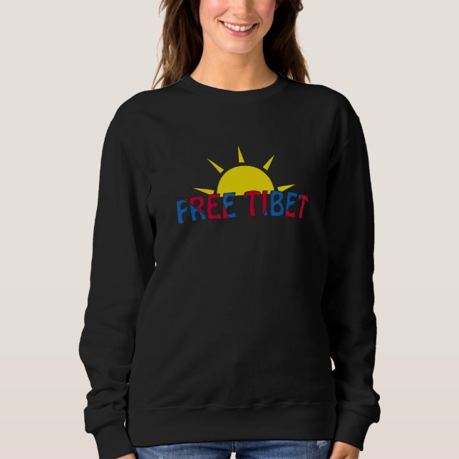 Sweatshirt Freedom for Tibet - Free Tibet (Devant)