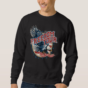 Sweatshirt Freedom Tour Né Pour Être Gratuit 4 juillet 1776 E