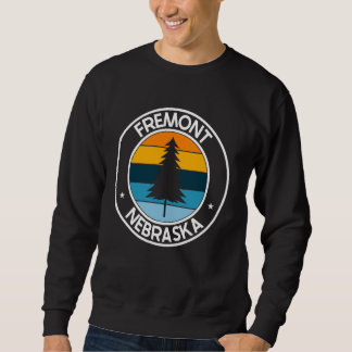 Sweatshirt Fremont Nebraska NE USA City Pride Retro Sunset