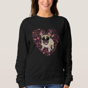 Sweatshirt Frenchie Heart Animal Chien éleveur Français Bulld