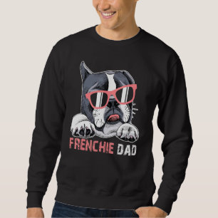 Sweatshirt Frenchie Papa Tee Pour Les Pères Français De Bulld
