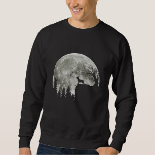 Sweatshirt Frenchie Se Trouve Au Lune De Montagne Halloween