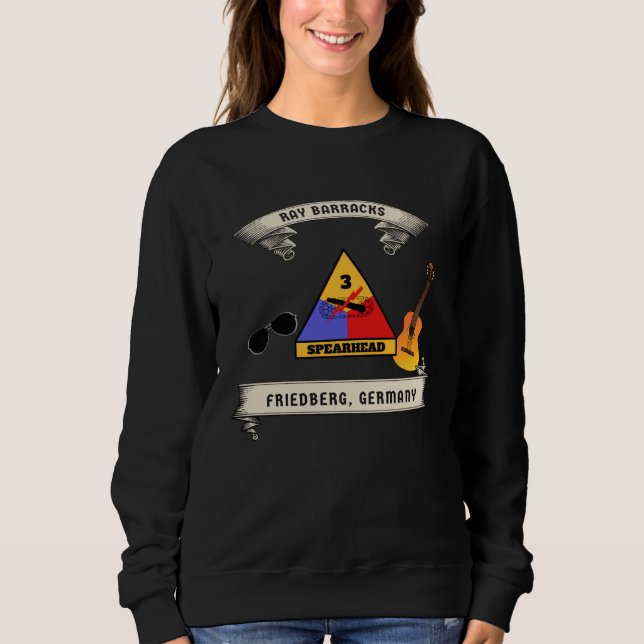 Sweatshirt Friedberg Germany Where the Food Rocks at Ray Barr (Devant)