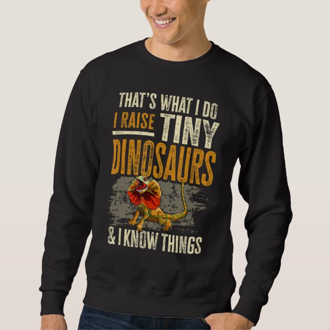 Sweatshirt Frilled Lizard Reptile Herpetologist (Devant)