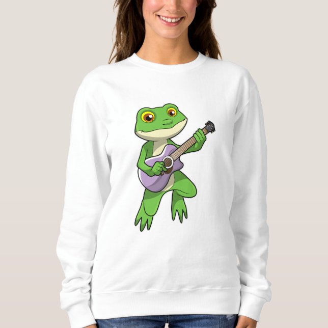 Sweatshirt Frog à Musique avec Guitare (Devant)
