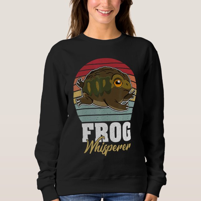 Sweatshirt Frogs Toads Biology Biologist Humor Saying Amphibi (Devant)