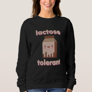 Sweatshirt Fromage Glacé Fan Laiterie Lait Tolérant au Lactos