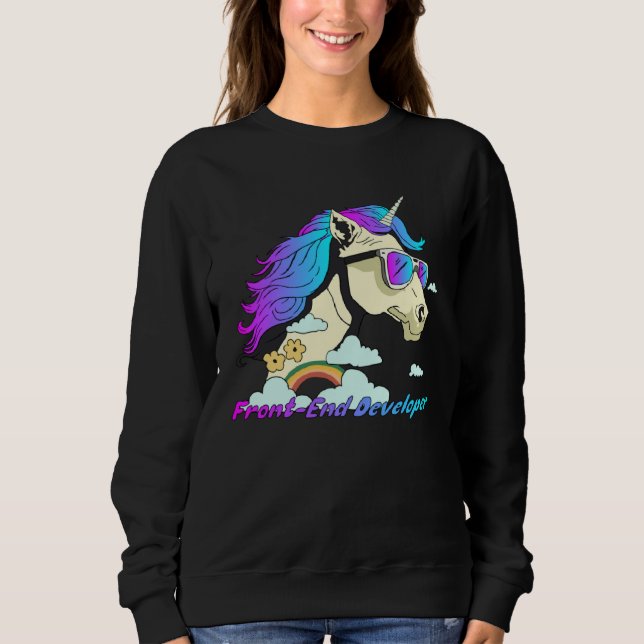 Sweatshirt Front End Developer Unicorn Front End Developer We (Devant)