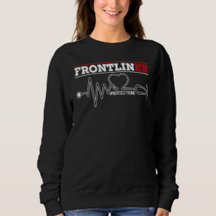 Sweatshirt Frontliner Er Nurse Hospital Médicale Inscrit Nu