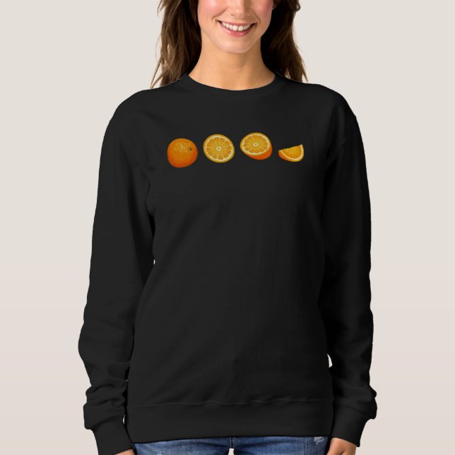 Sweatshirt Fruit orange 2 (Devant)
