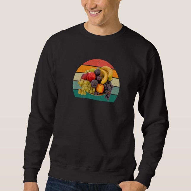 Sweatshirt Fruits strawberry melon orange cherry fruity falle (Devant)
