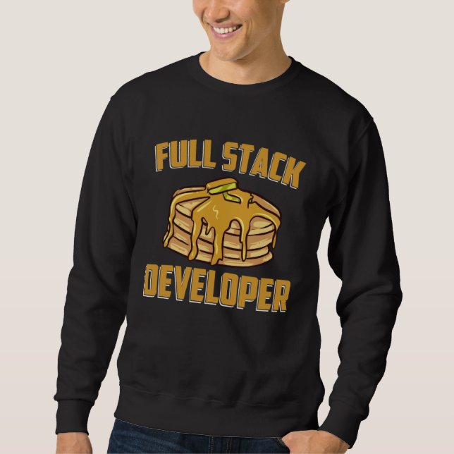 Sweatshirt Full Stack Developer  Programming Coding Geek (Devant)