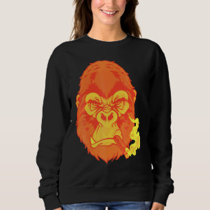 Sweatshirt Fumer Du Cigar Signifie Chercher Des Gorilles Oran