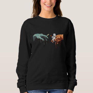 Sweatshirt Fumer les mauvaises herbes plus légères Bufs de ma
