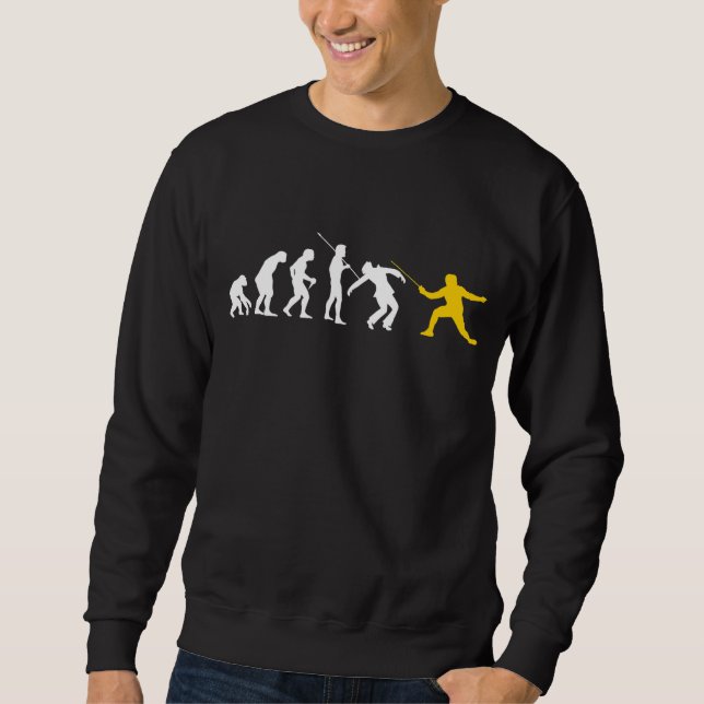 Sweatshirt Fun Fencing Gegen Evolution Fencing Sport (Devant)