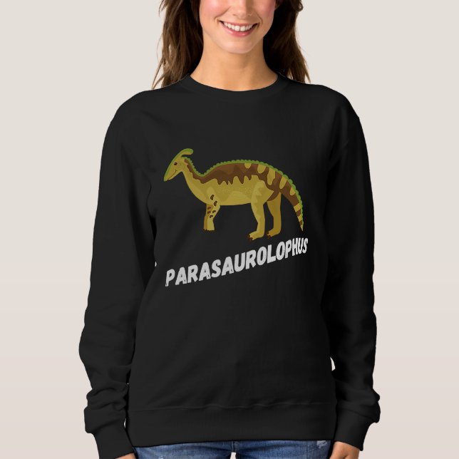 Sweatshirt Fun Parasaurolophus Dinosaur (Devant)