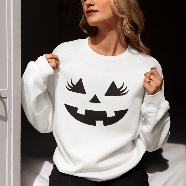 Sweatshirt Fun Pumpkin Smile Halloween Gift (Créateur téléchargé)