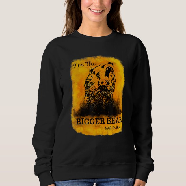 Sweatshirt Fun Yellowstone Don't Poke Don't Fight I'm The Big (Devant)