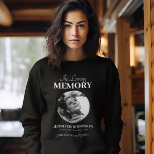 Sweatshirt Funérailles de photos personnalisées
