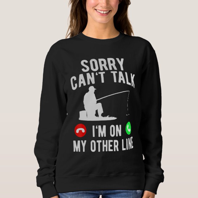 Sweatshirt Funky Pêche Papa Mens Reel Cool Pêche basse pêche (Devant)