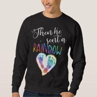 Sweatshirt Funny bébé grossesse Faire-part Rainbow Cadeau mam