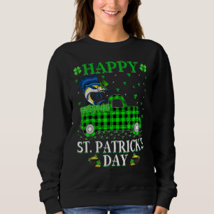 Sweatshirt Funny Buffalo Plaid Green Truck Sailfish St Patron