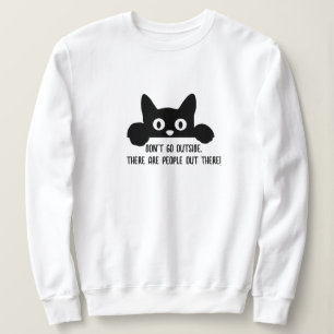 Sweatshirt Funny Cat Mème Tee, Personnes Cat & Slogan Graphis