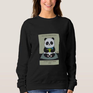 Sweatshirt Funny Custom Sarcastic Panda Opinion Coworker Gift