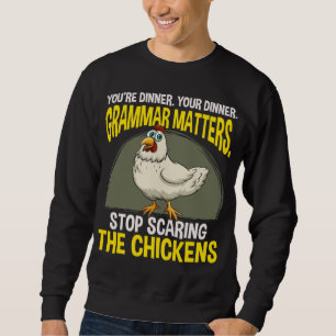Sweatshirt Funny Enseignant de la Grammar Humour d'élevage d