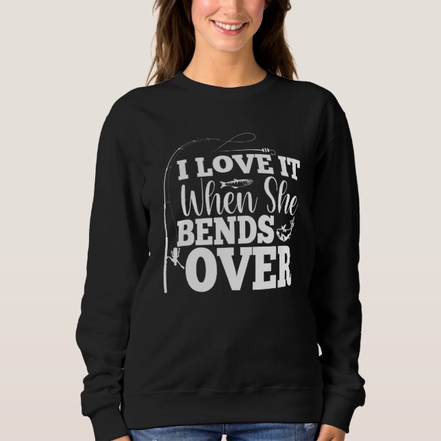 Sweatshirt Funny Fishing Men Women Fisherman Fishing (Devant)