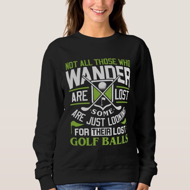 Sweatshirt Funny Golf Shirts Golf Player Golf Tee for Men Wom (Devant)