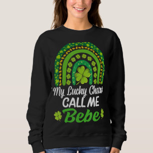 Sweatshirt Funny Irish My Lucky Charms Bebe Rainbow St Patron