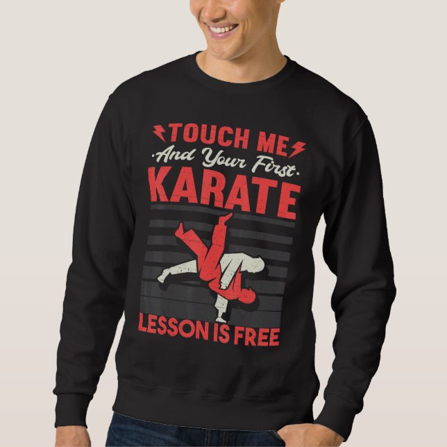 Sweatshirt Funny Karate (Devant)