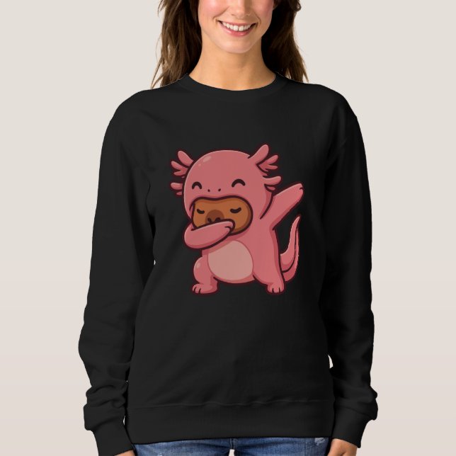 Sweatshirt Funny Kawaii Axolotl and Capybara Lover Capybara D (Devant)