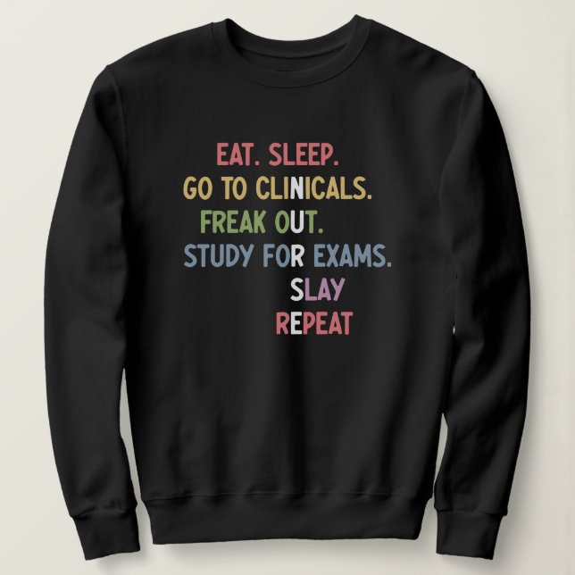 Sweatshirt Funny Nurse School Student Future Nurse Cadfts (Design devant)