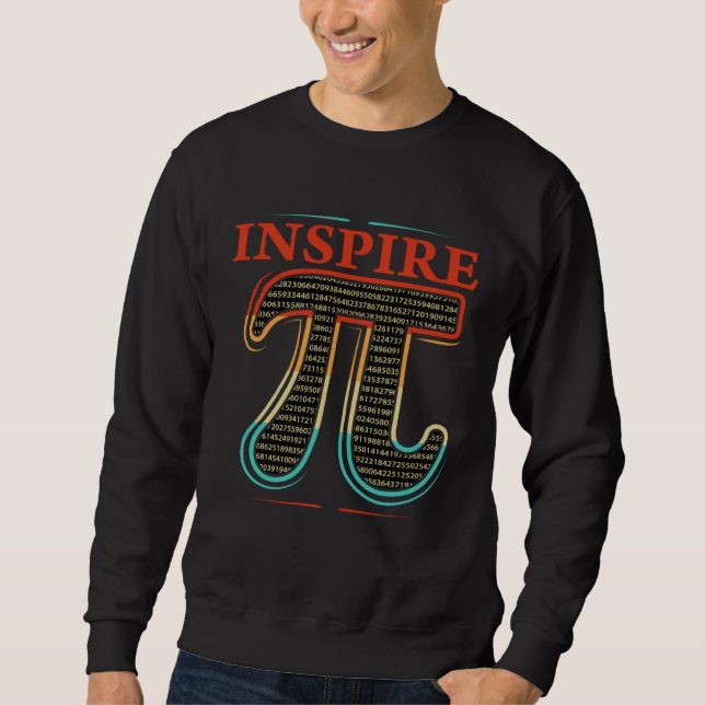 Sweatshirt Funny Pi Day Geometry Algebra Math Lover Inspire (Devant)