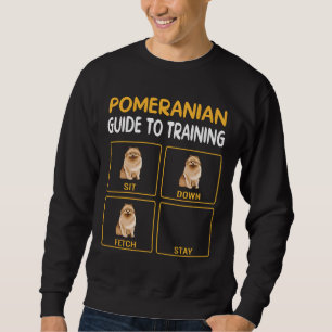 Sweatshirt Funny Poméranien Guide D'Entraînement Obedience Ch