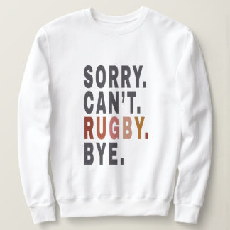 Sweatshirt Funny Rugby Weekender, pour la maman de Rugby, Idé