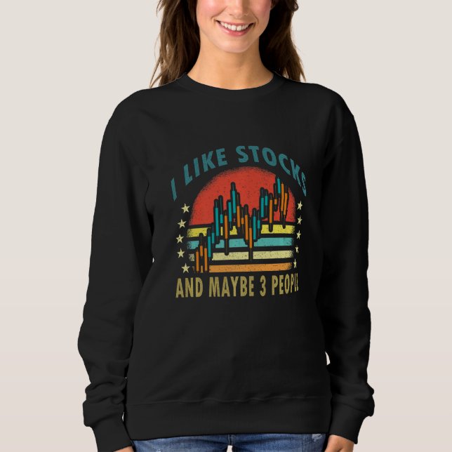 Sweatshirt Funny Stock Trading Stockbroker Day Trading Market (Devant)