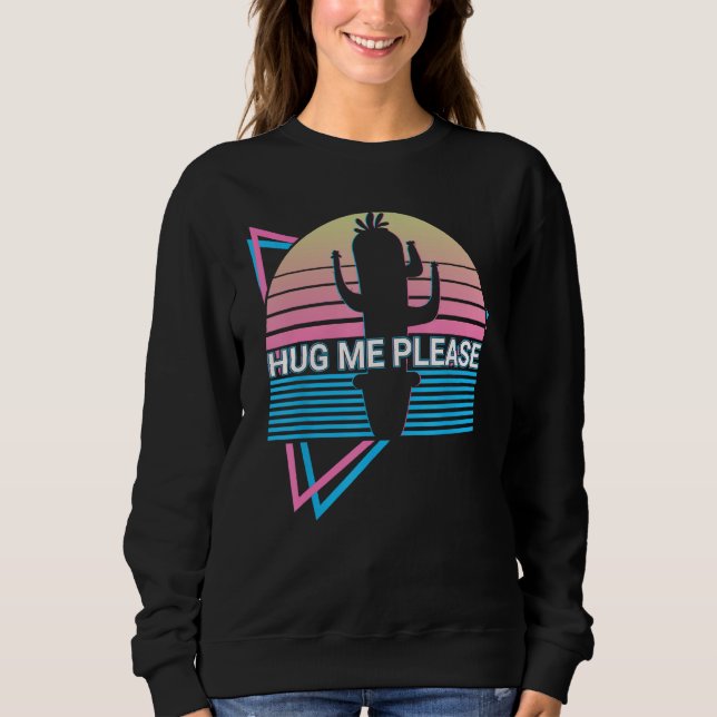 Sweatshirt Funny Succulent Plant Pot Succulent Planters Hug M (Devant)