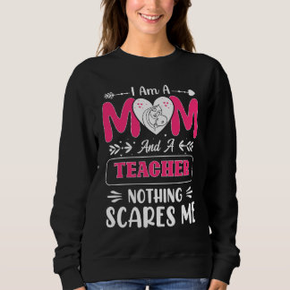 Sweatshirt Funny Teacher Maman, Teacher Maman Funny