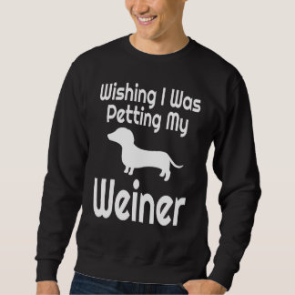 Sweatshirt Funny Weiner Chien Maman Dachshund Papa Animal Ani