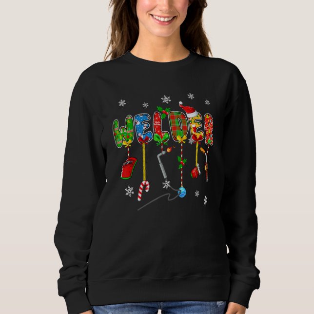 Sweatshirt Funny Welder Christmas Holiday Pajamas Xmas Graphi (Devant)