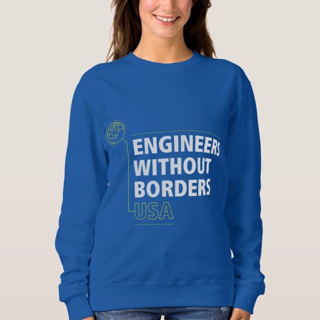 Sweatshirt für Frauen - Blau (Vorderseite)