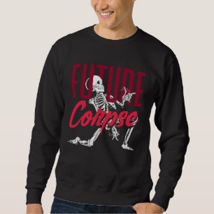 Sweatshirt Futur cadavre squelette gothique sombre