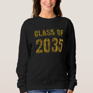 Sweatshirt Futur Classe De Graduation De 2035 Type Empreinte