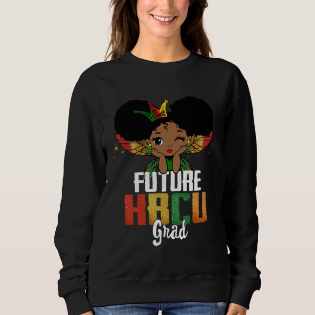 Sweatshirt Future HBCU Grad Afro African Black Girls Kid Futu (Devant)