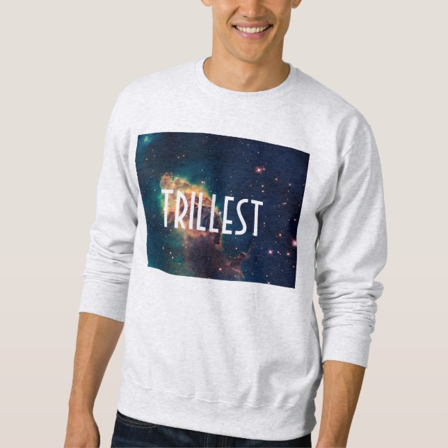Sweatshirt Galaxie de Trillest (Devant)