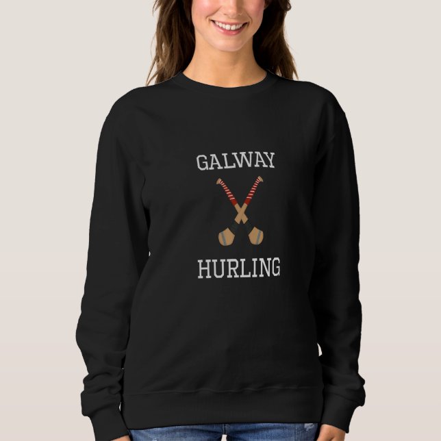 Sweatshirt Galway Hurling Irish Comté Irlande Hurling (Devant)