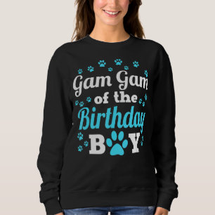 Sweatshirt Gam Gam Of The Birthday Boy Dog Paw Anniversaire P